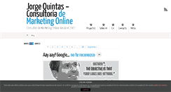 Desktop Screenshot of jorgequintas.com